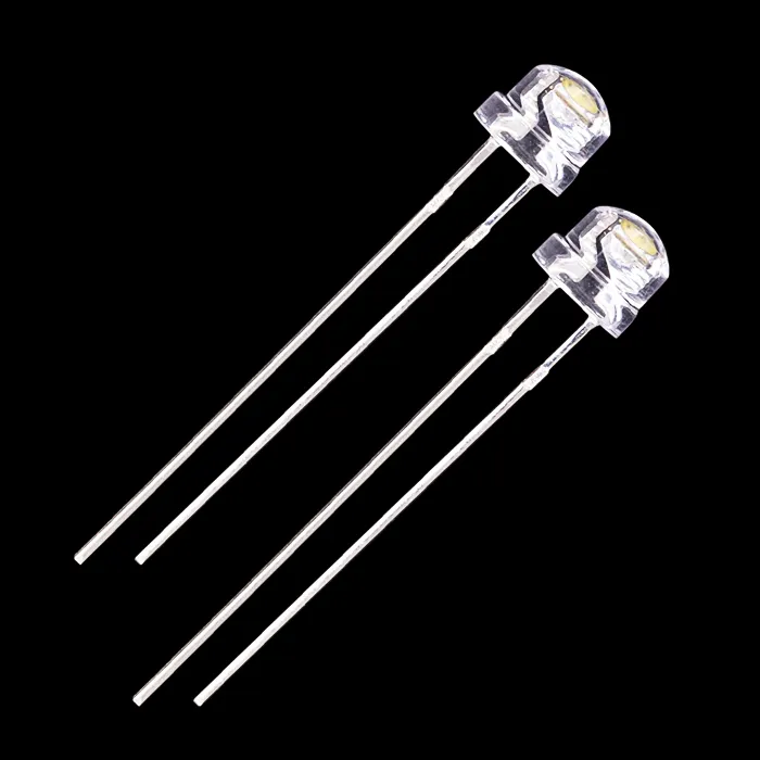 Vendita calda 365nm 380nm 400nm 420nm 730nm 840nm 950nm 5mm cappello di paglia UV IR DIP LED emettitore diodo chip