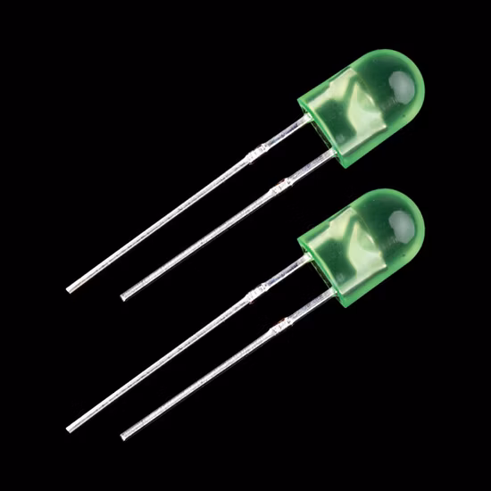 Colore diffuso 0.06W Rosso Giallo Verde Blu Ambra Bianco 3mm 5mm 8mm 10mm Diodo chip DIP LED rotondo